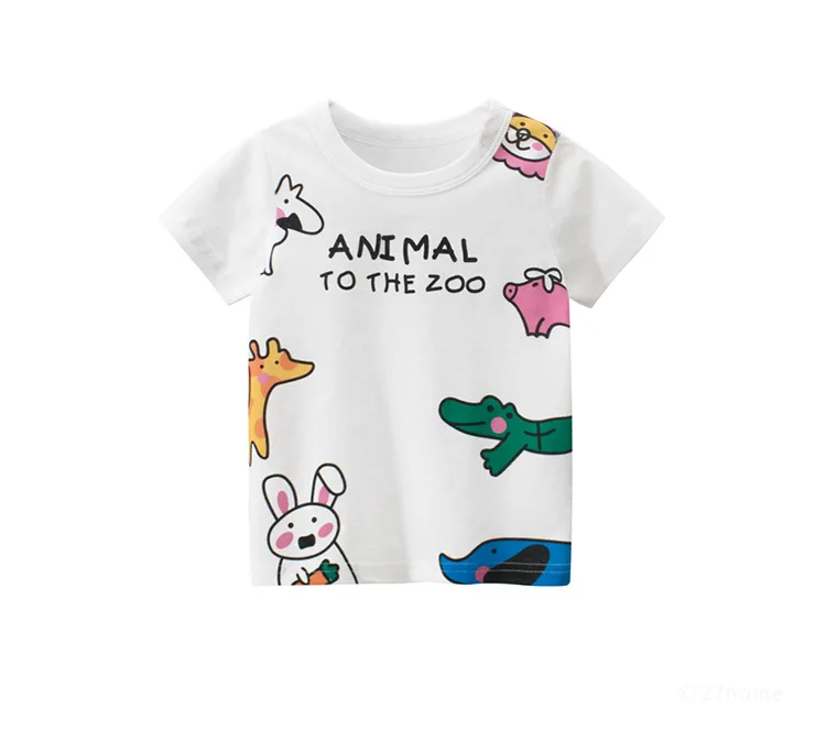 t shirt the child 2022 Summer Children Short Sleeve T-shirts For Girl Printed Bear Baby Girl Top 2-8 Years Baby Girl T Shirts Toddler Girl Clothes t-shirt child girl