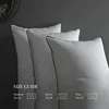 Premium 1pc Goose Down and Feather Pillows Multi-Size Fluffy Bed Pillows for Sleeping Low/Mid/High Pillow with 100% Cotton Cover 4