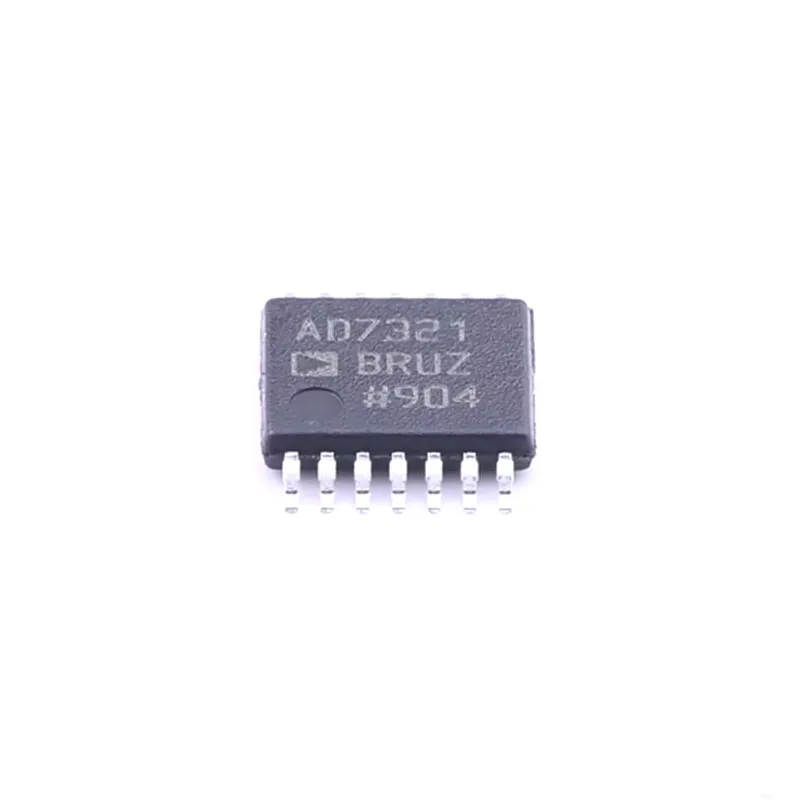 

10pcs/Lot AD7321BRUZ-REEL7 TSSOP-14 AD7321BRUZ Analog to Digital Converters - ADC 2-Channel,12-Bit+Sign Bipolar Input ADC