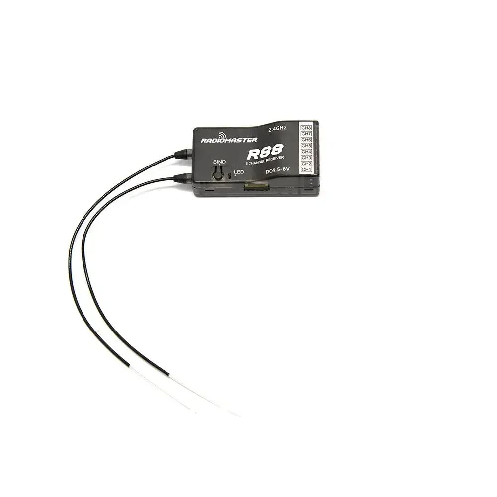 Récepteur Radiomaster R81 R84 R86 R86C R88 V2 2.4GHz 4-8CH pour Drone FPV