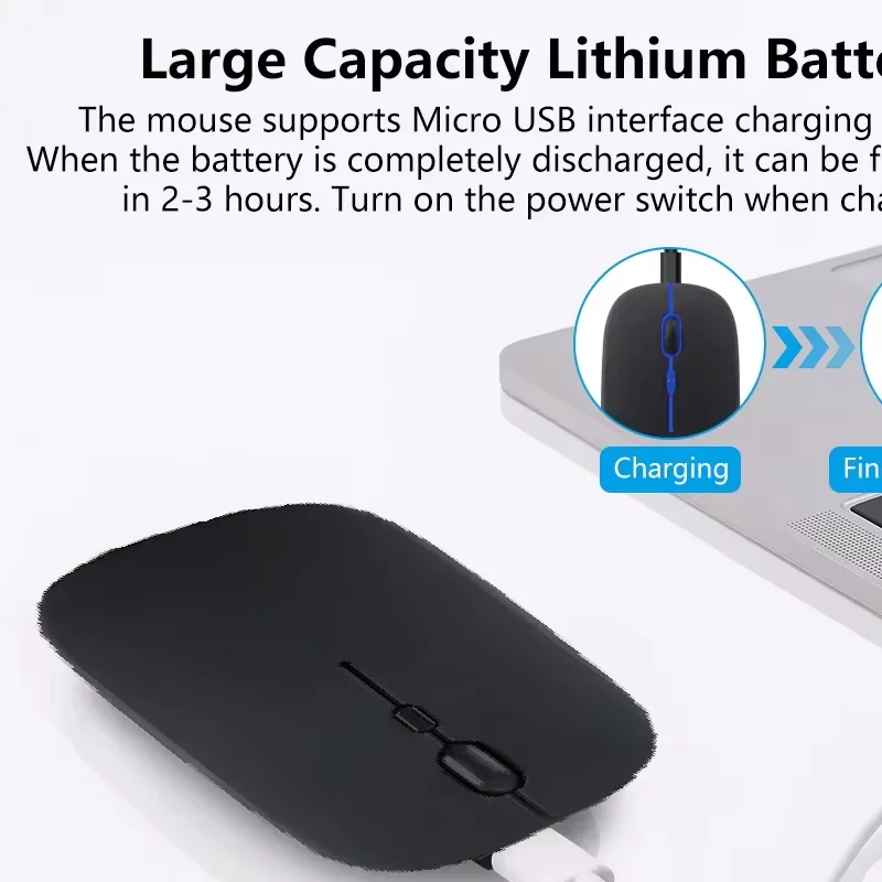 10-inch Wireless Backlit Bluetooth Keyboard and Mouse for Multi-Device Compatibility