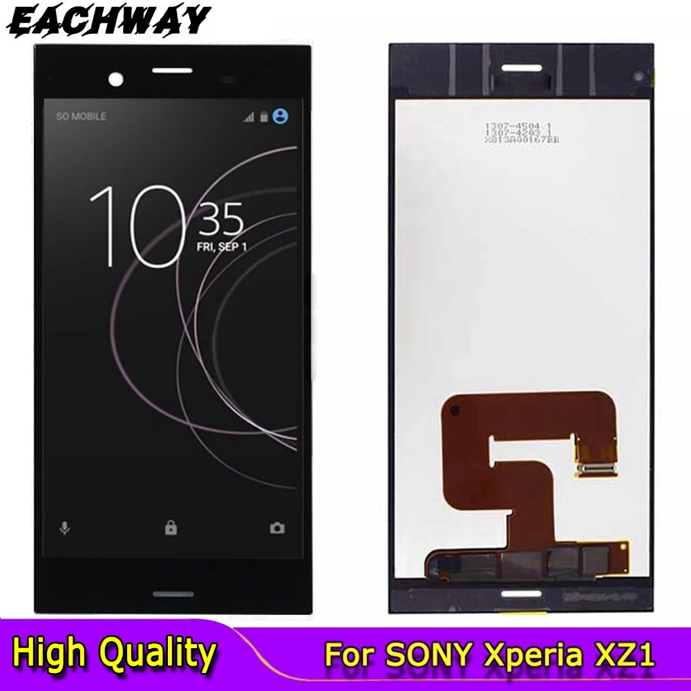 

Tested 5.2" For Sony Xperia XZ1 LCD Display Touch Screen Replacement Parts For Sony XZ1 Dual G8341 G8342 LCD Screen With Tools