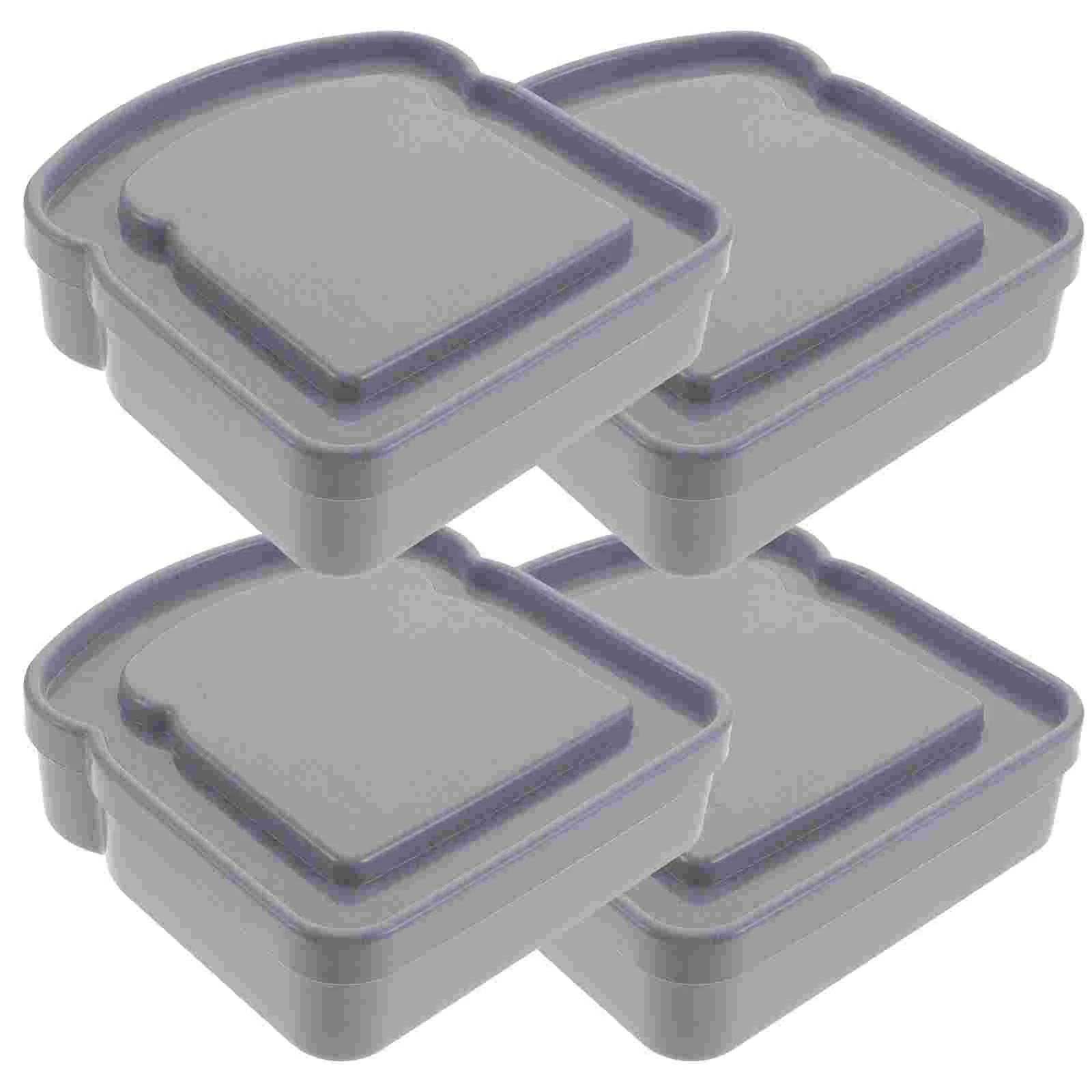 

Sandwich Box Holder Case Air Tight Container Little Containers with Lids for Lunch Boxes Reusable Food