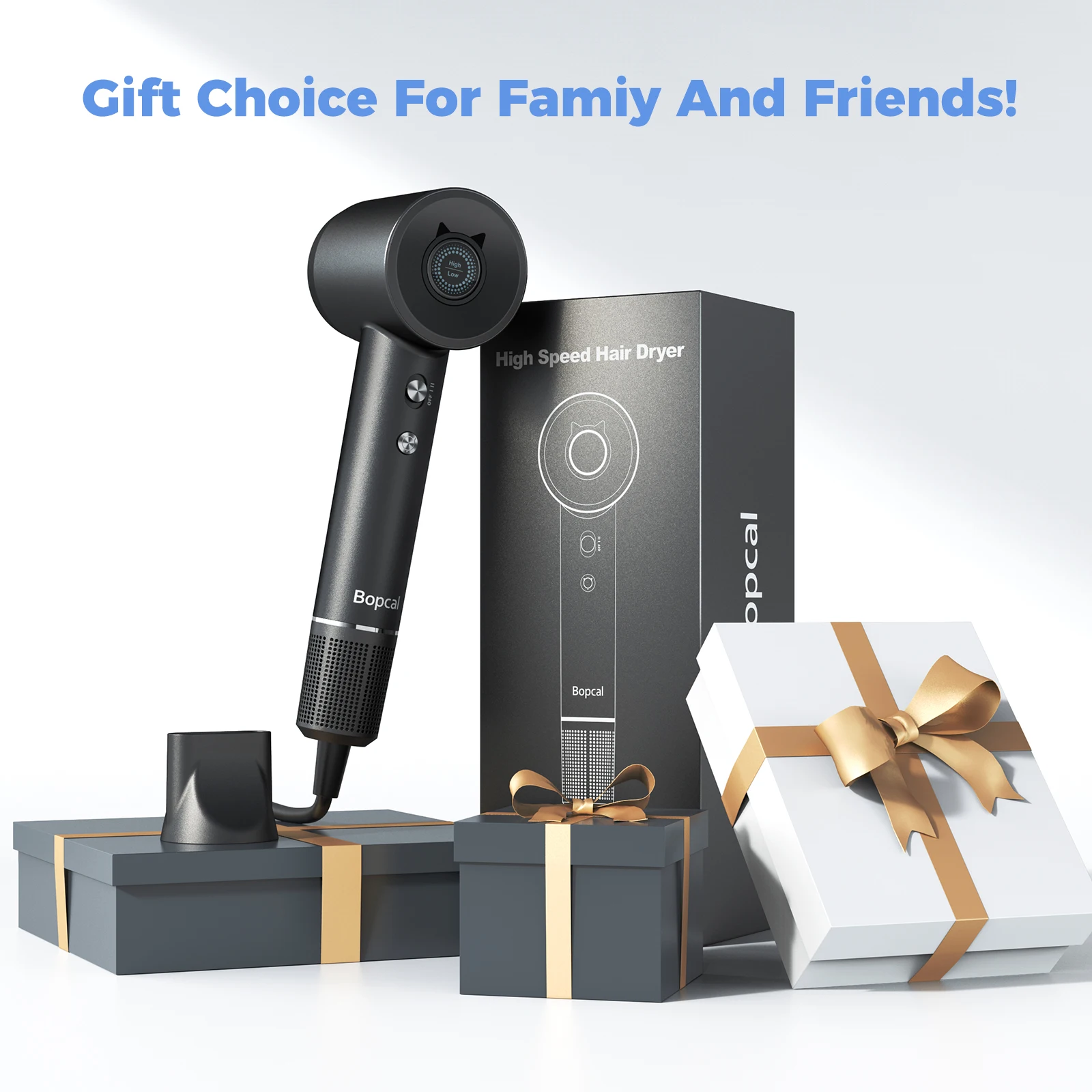 مجفف شعر عالي السرعة 36 متر/الثانية سرعة الرياح 30...