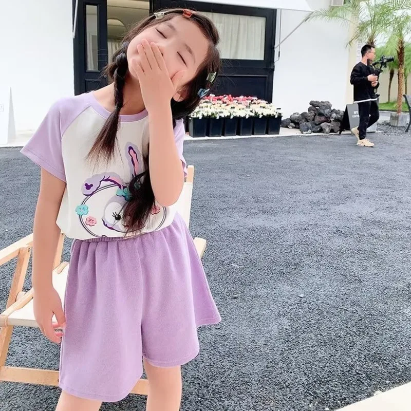 여아용 여름 스포츠 반바지, 베이비 루즈 웨이스트 캐주얼, 다용도 와이드 레그 팬츠, 5 포인트 비치 핫팬츠