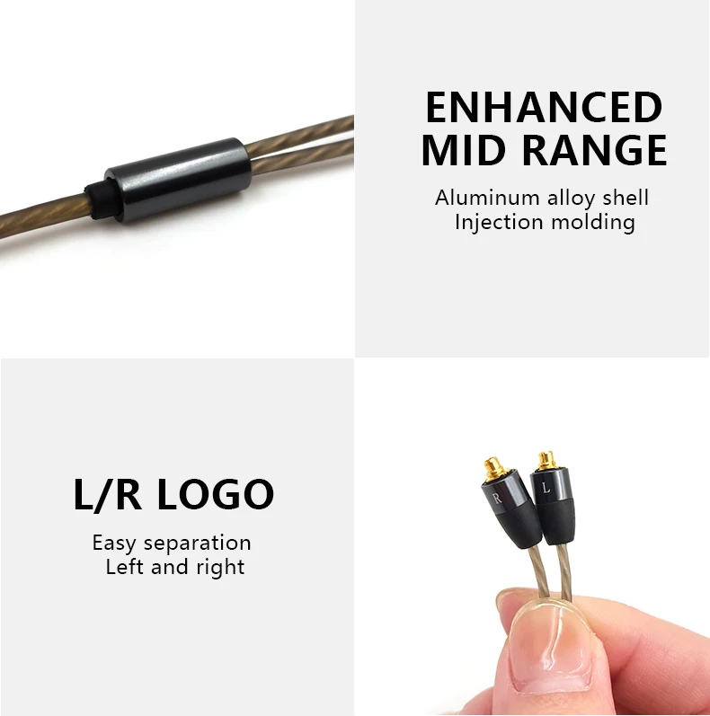 For Sony N3AP N1AP Z5 M7 SE846 SE425 SE535 SE215 UE900 900S MMCX Earphone Replaceable 3.5mm Silver Plated Upgrade Cable