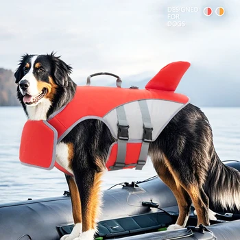Shark Fin Dog Life Jacket 1