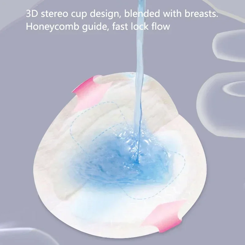 Disposable Nursing Pads for Breastfeeding Super Soft Breastfeeding Milk Pads Ultra Comfortable & Individually Wrapped 2