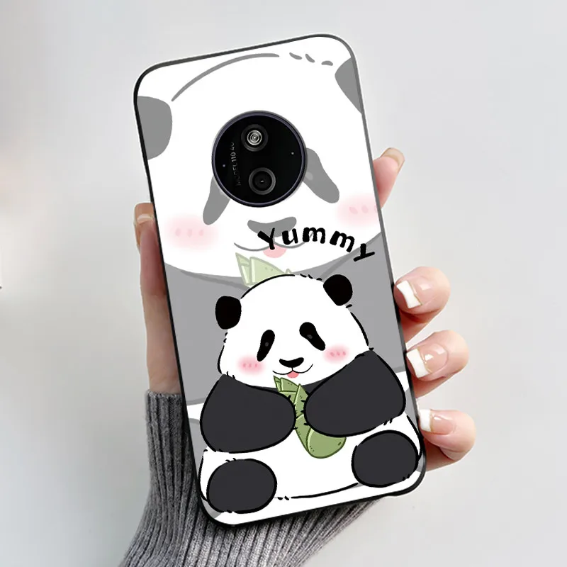 Aesthetic Fashion Cat Astronaut Black Protective TPU Silicone Soft Case Cover
