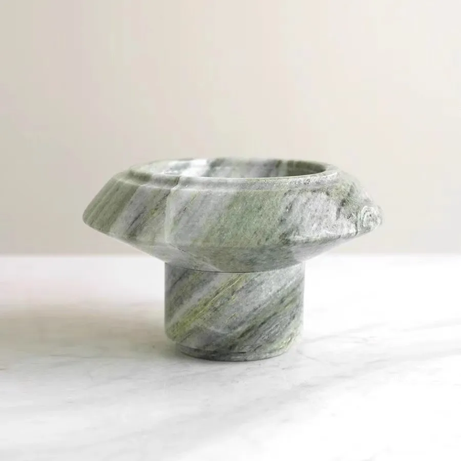 Modern Simple Home Decoration Marble Fruit Tray European Light Luxury Style End Table Tray Small Ornaments Photographic Prop 3