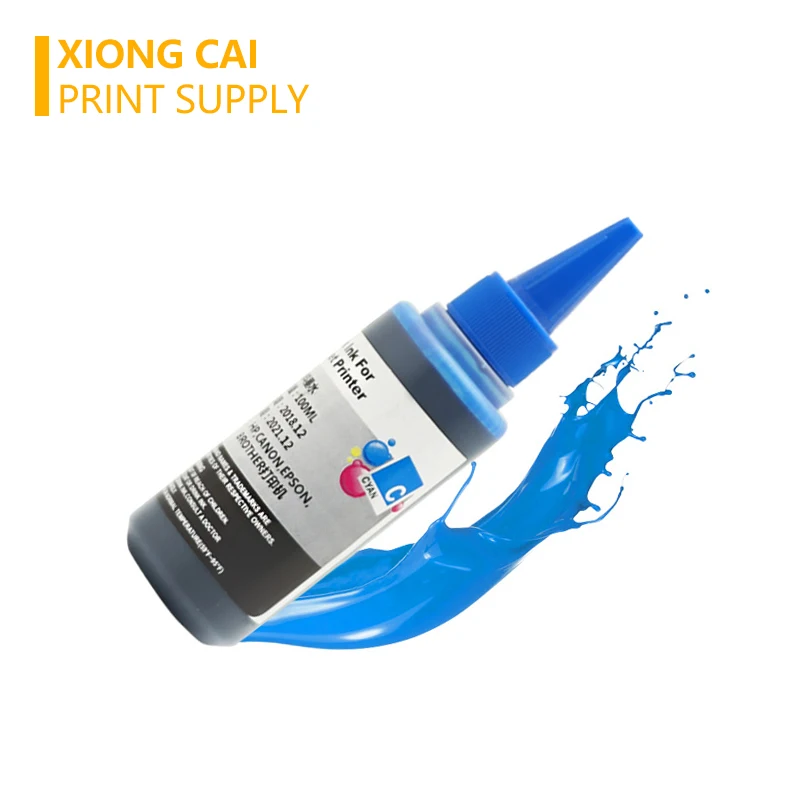 5 Bottles 4 Colors Universal Ink Compatible for Epson for Canon Brother Hp all models Inkjet Printers