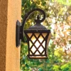 Outdoor waterproof wall lamp, retro porch lamp, minimalist external lighting, decorative villa balcony corridor garden 1