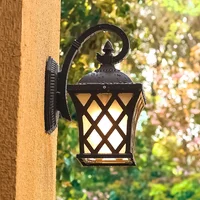 Outdoor waterproof wall lamp, retro porch lamp, minimalist external lighting, decorative villa balcony corridor garden 1