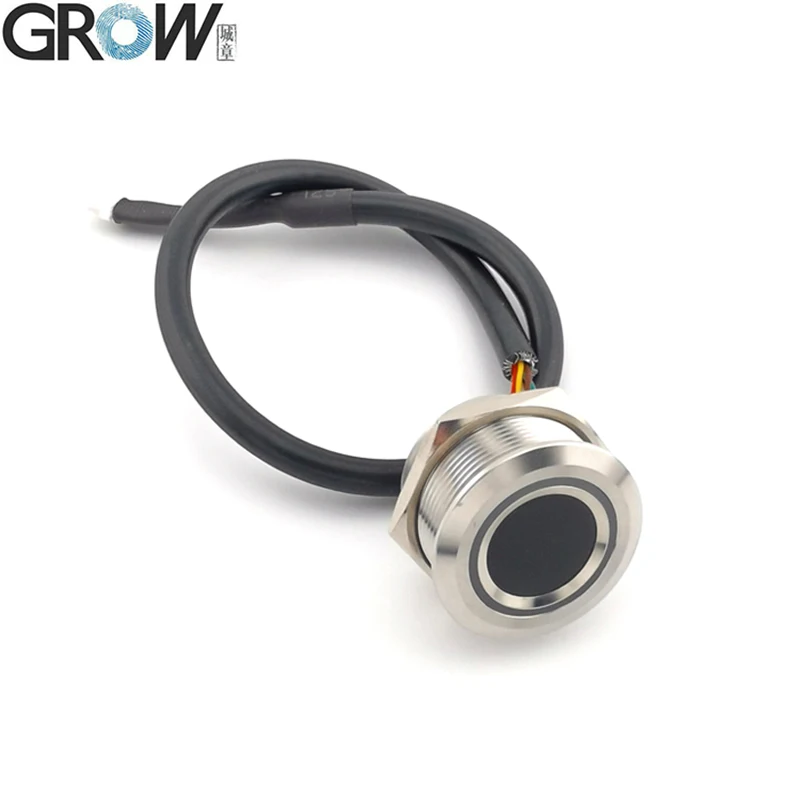 R503 Fingerprint Sensor, Circular Capacitive Fingerprint Recognition Module With 2-color Ring Indicator Light Suitable For Access Control Auxiliary Safety