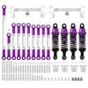 1 Set Metal Chassis Link Rod Tie Rod Mounting Bracket Shock Absorber Kit For MN D90 MN99S WPL C14 C24 RC Car Upgrade Parts 3
