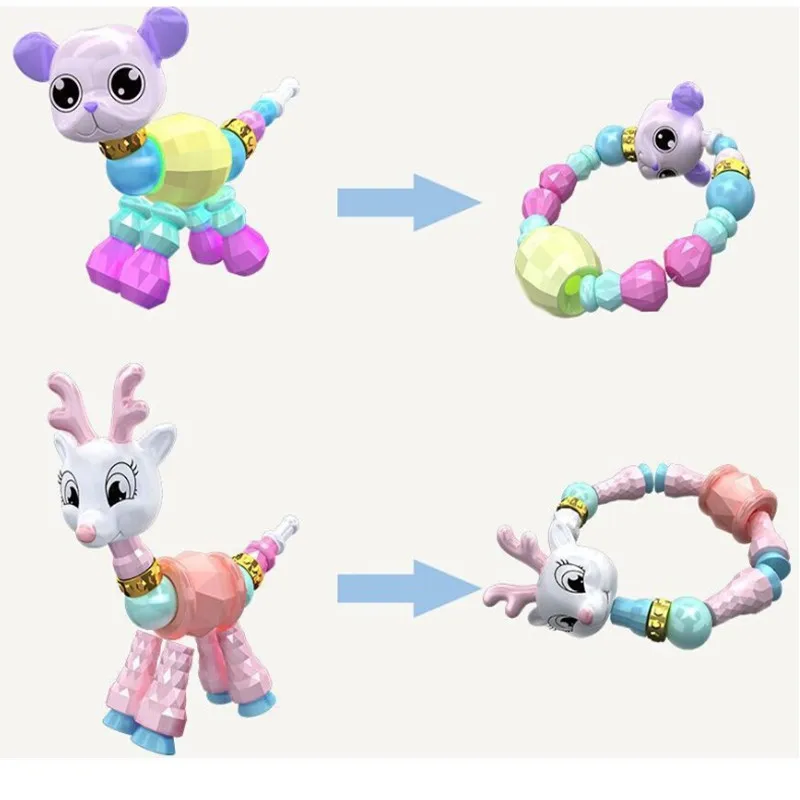

1Pcs Kids Cute Funny Magic Bracelet Surprises For Children's Birthday Party Favors For Kids Birthday Small Gifts Christmas Gift