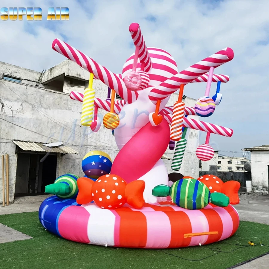 

new arrival Inflatable Candy Christmas Tree for Party Decoration or advertising