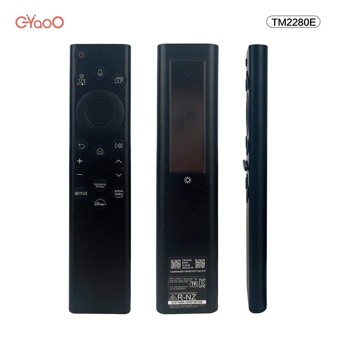 Substituição do Controle Remoto para Samsung Smart tv Solar Voice Compatível com Neo Qled Crystal Série Uhd Bn5901385a Bn59-01385a - Image 4