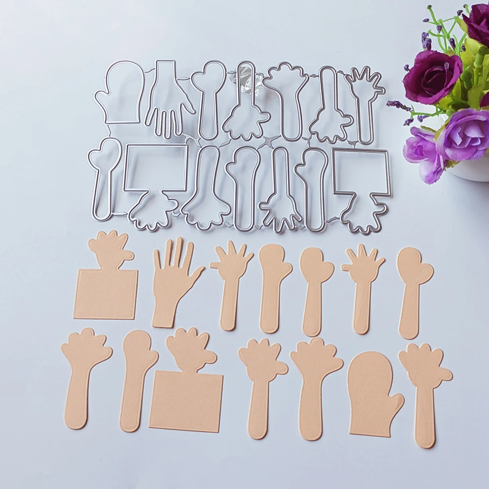 

New and beautiful 14 kinds of hands cutting dies scrapbook decoration embossed photo album decoration card making DIY crafts