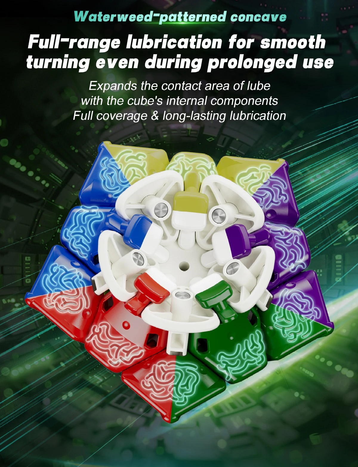 [JudyCube] YJ Yuhu Megaminx V3M Maglev Verbesserter magnetischer Zauberwürfel ohne Aufkleber Yongjun Yuhu V3M Cubo Magico Puzzle – Detail 12