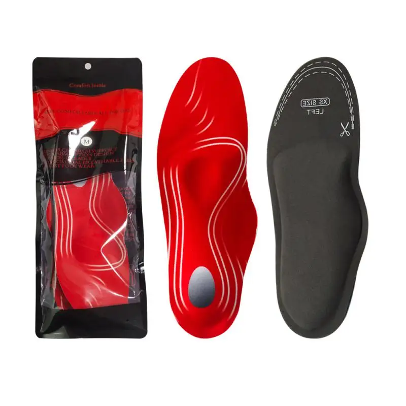 Severe Flat Feet Insoles Orthotic Arch Support Inserts Orthopedic Shoes Sole For High Heel Plantar Fasciitis Men Woman