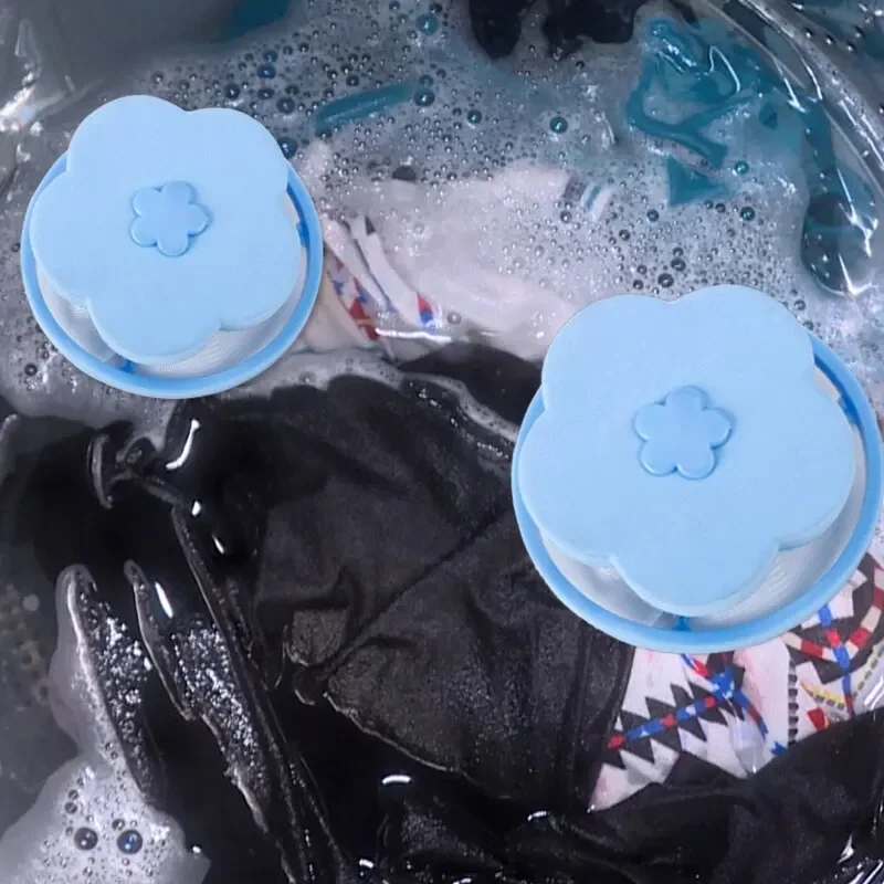 Laundry Hair Catcher Washing Machine Filter Floating Washing Clothes Hair Filter Bag Universal
