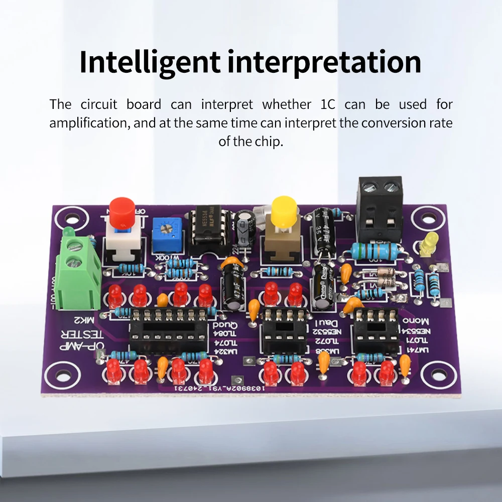 Single Dual Op Amp Checker OP AMP Operational Amplifier Tester Board ...