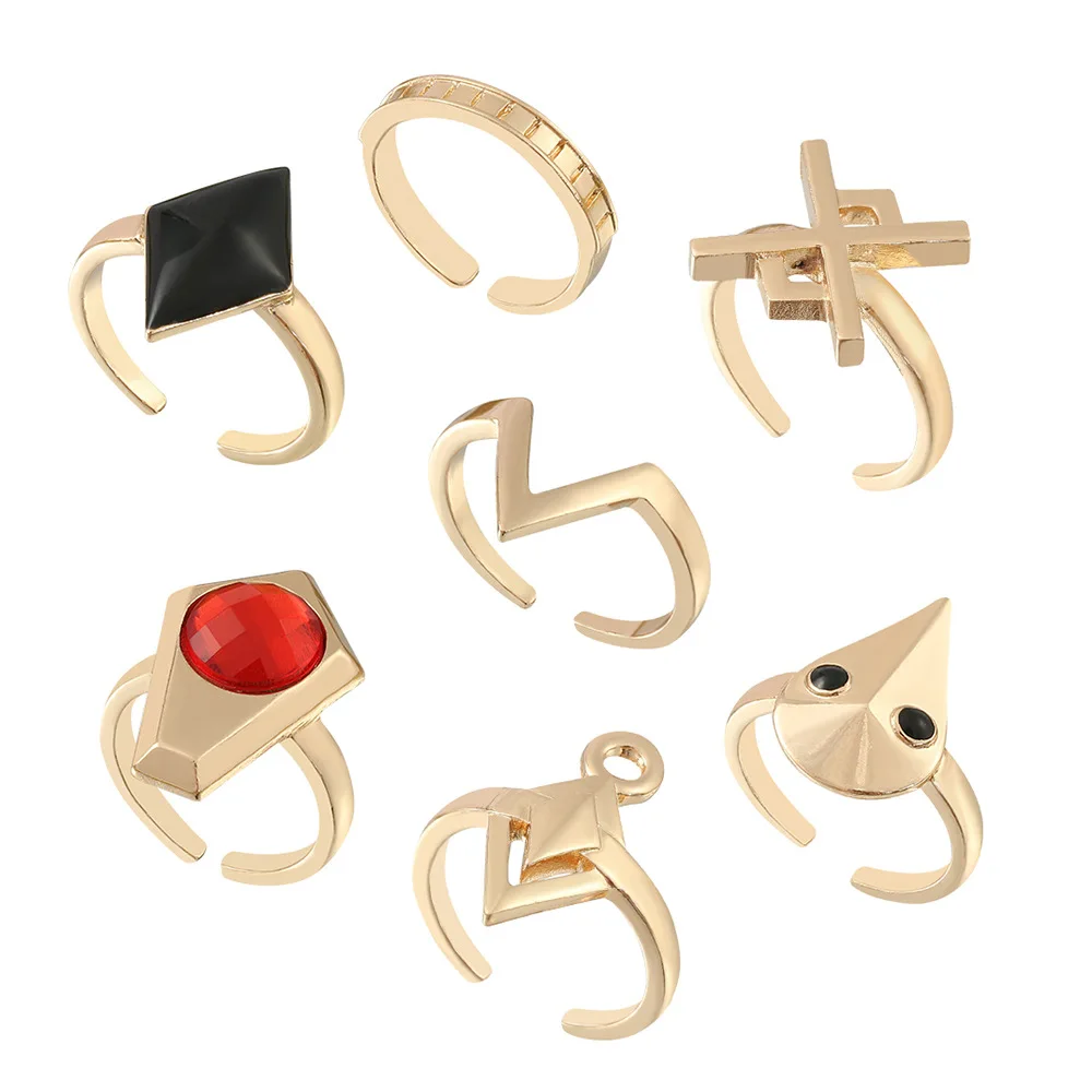 

Кольцо для косплея Басара геншин ударно Ху Тао 7 шт./компл.