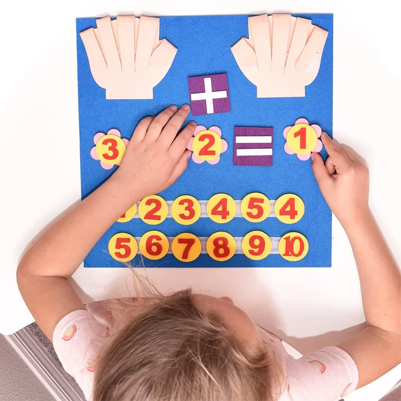 Felt Finger Math Busy Board 6