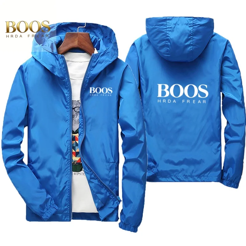 Boos 브랜드 가을 재킷 남성용 방수, 따뜻하고 방풍 캐주얼웨어 야외 방풍 재킷 야외 낚시복