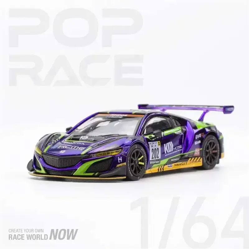 

Pop Race 1:64 EVA RT TEST TYPE-01 NSX GT3 Diecast Model Car