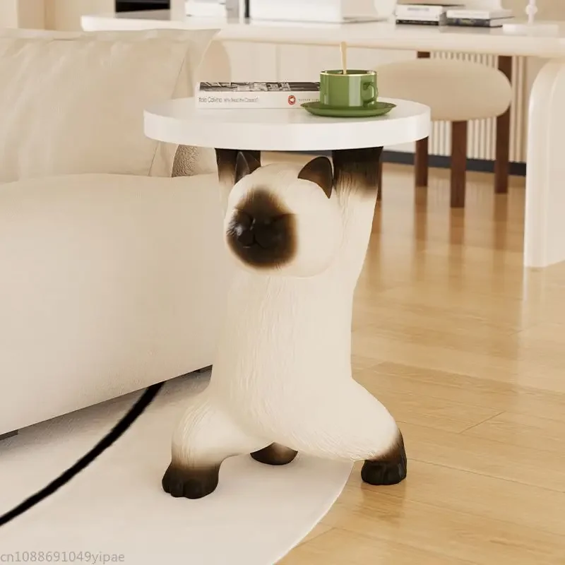 Siamese Cat Living Room Decoration TV Cabinet Sofa Tea Table Bedroom Nightstand Housewarming Gift Home Furniture 4