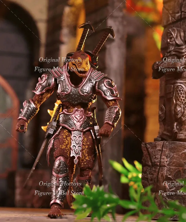 兵士の洗練されたアクションフィギュア、lizardmanシリーズ、フル