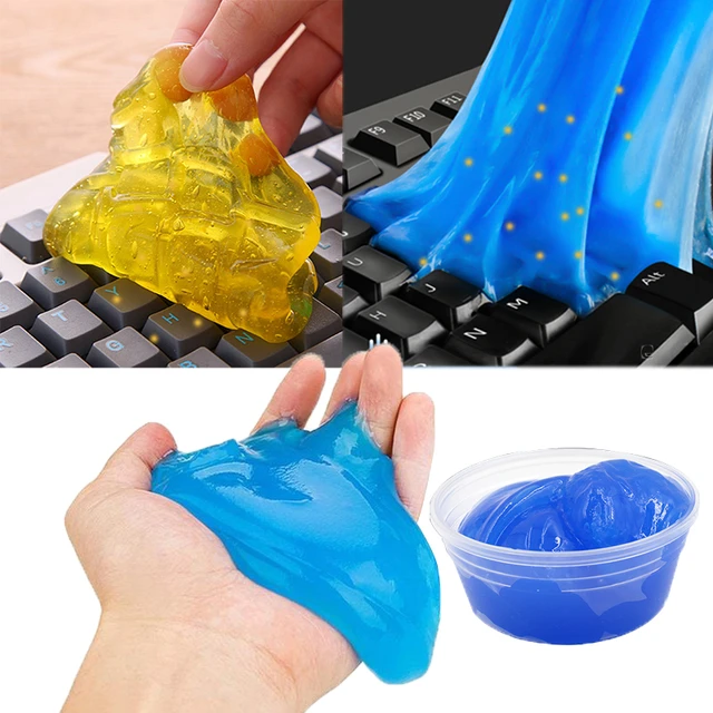 60g Auto Car Cleaning Glue Powder Magic Dust Remover Gel Jelly Dashboard  Home Computer Keyboard Gap Air Vent Dirt Cleaner Tool - Car Wash Mud -  AliExpress