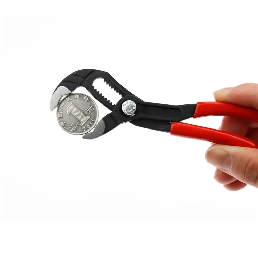 Pintudy Portable Mini Adjustable Stenciled Crescent Wrench Small Pipe Pliers Multi Functional Shifting Spanner Pump Clamp