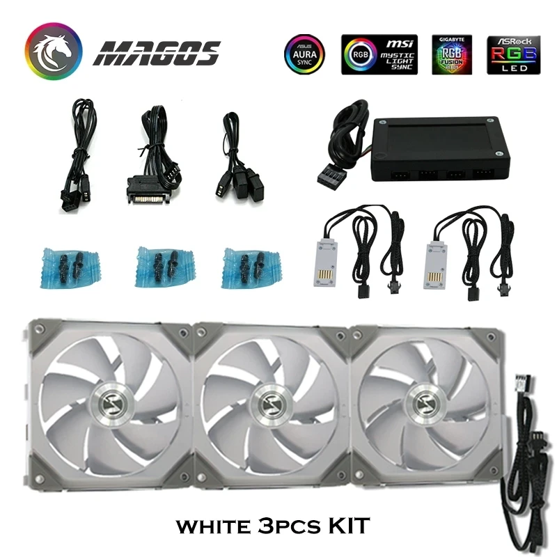 Lianli Uni Fan Sl120 140 Kit Ventilador Cabo Livre sem Fio Montar Módulo L-conectar Software Controle Designado Módulos de Cabo - Imagem 3