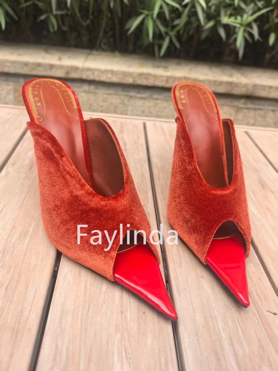 Peep Toe Irregular Heel Suede Women Shoes Shallow Sandals Slingback Mules Designer Sandalias Sexy Zapatos De Mujer Party Talon