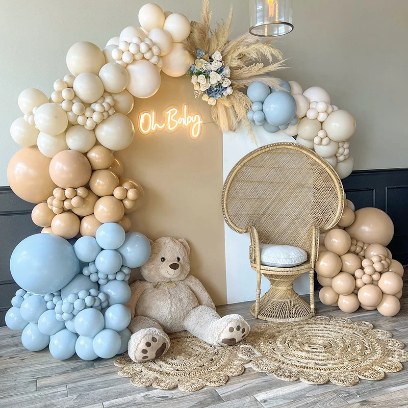 

Cream Peach Latex Balloons Arch Kits Wedding Birthday Gender Reveal Party Ballons Garland Anniversaries Baby Shower Decoration