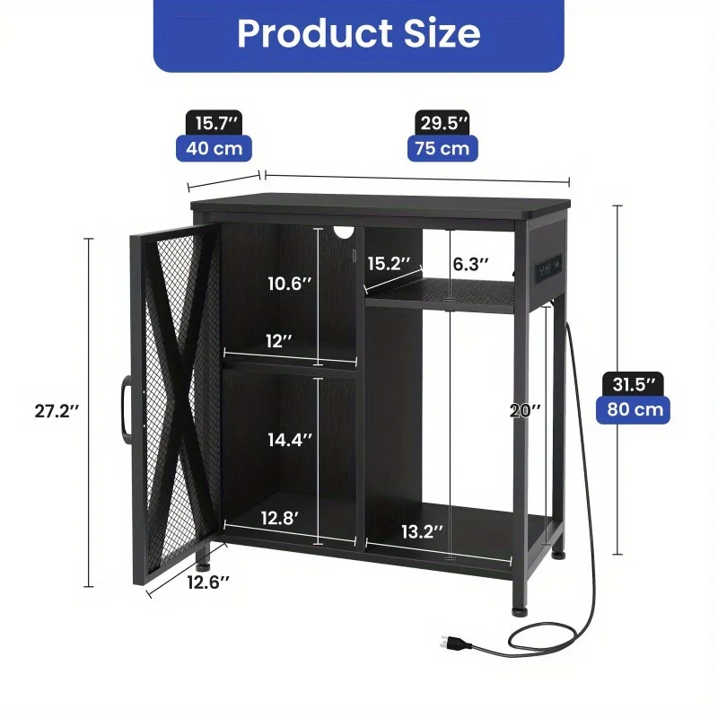 metal wood aquarium stand 2