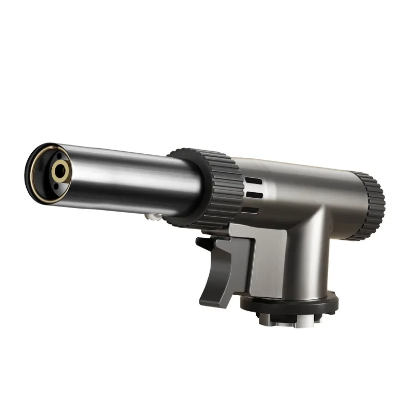 Portable Welding Gas Torch Flame Gun Butane Burner Kitchen Ignition Outdoor Camping BBQ Lighter Flamethrower Welding Equipment