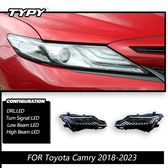 トヨタカムリTYPY-LED-2018用ヘッドライト,カーライト,ヘッドライト