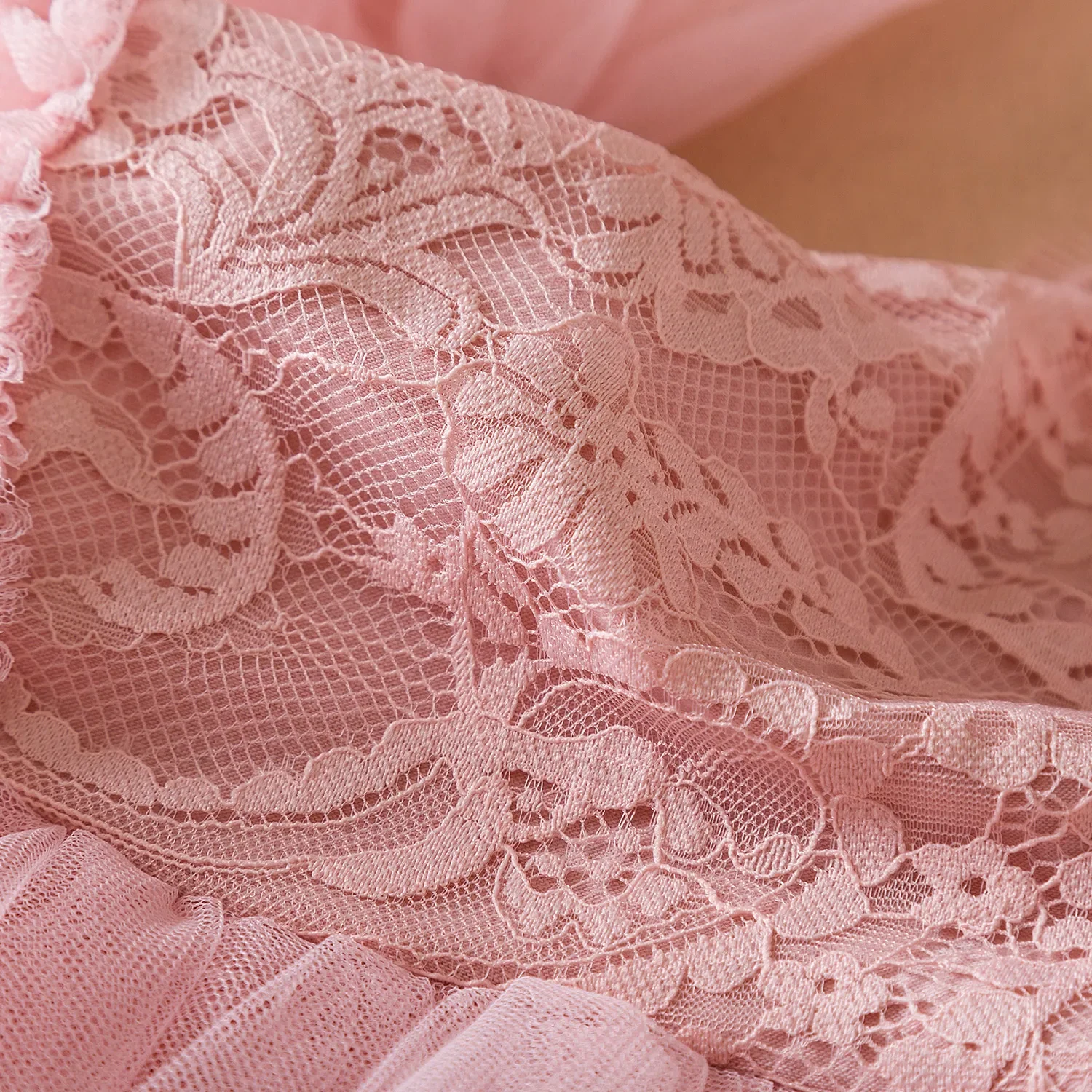 Girls Ruffled Lace Dress | 3D Butterfly Dress