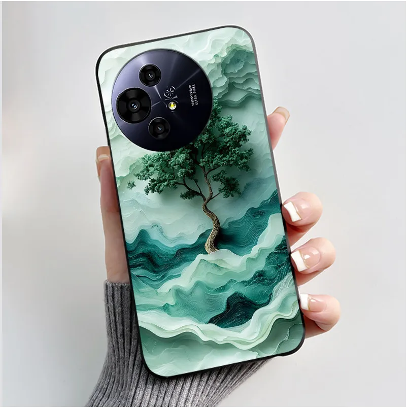 Aesthetic Cute Cat Astronaut Soft Silicone Black Protective Phone Case Cover