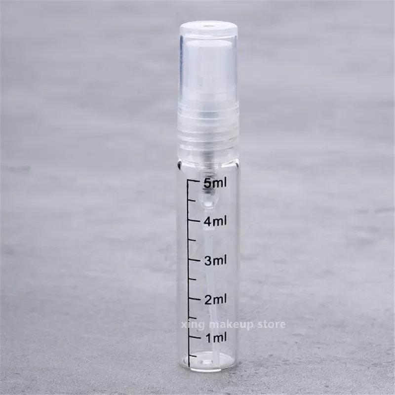 10/50/100 قطعة 2 مللي 5 مللي 10 مللي زجاجة عطر من الزجاج الأسود مع مقياس عينة ضباب البخاخ زجاجة رذاذ زجاجة قوارير زجاجية رقيقة 4 #
