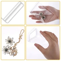 80 Pcs Jewelry Bags PVC Plastic Packing Storage Pouch Self Seal Jewelry Pouch Zipper Bag Anti Oxidizing Lock Pouches 2