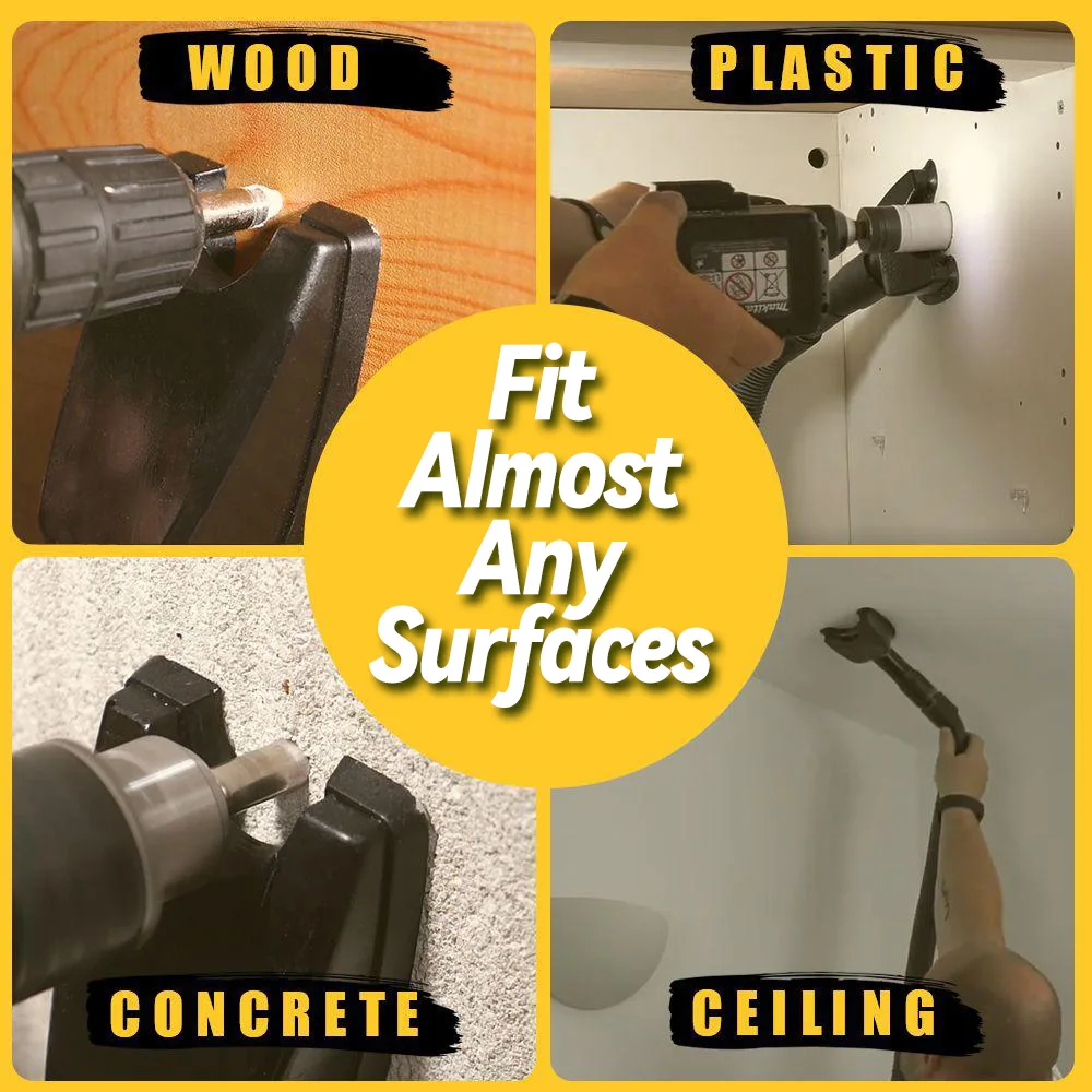 Drill Dust Collector Hands-Free Dust Collector Universal Electric Drill Dust Collector Guard Dustproof Device Woodworking Home DIY Tool Accessories drill dust cover dust cover drill dust collector