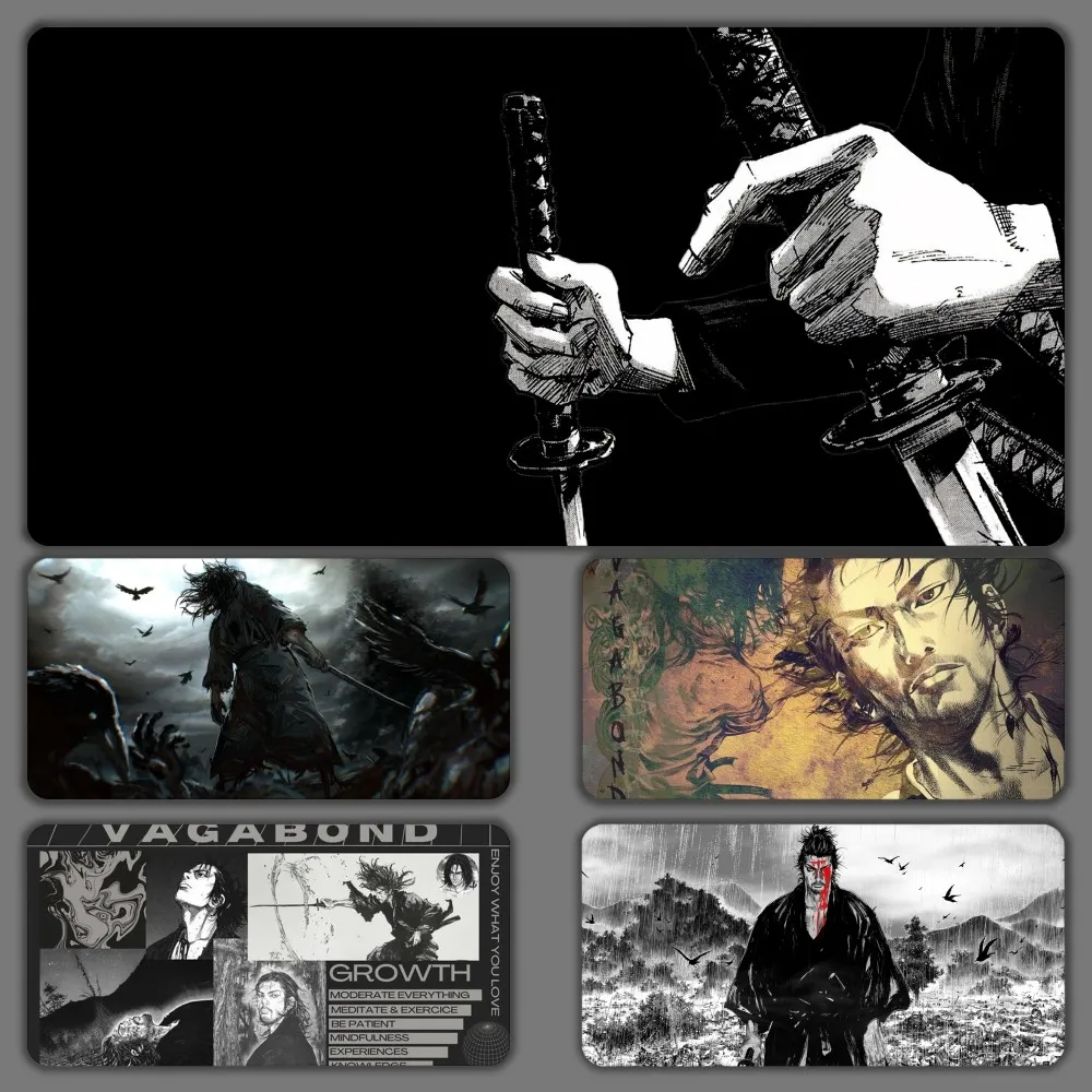 Vagabond Manga Mousepad Large Gaming Compute Gamer Pc Keyboard Mouse Mat