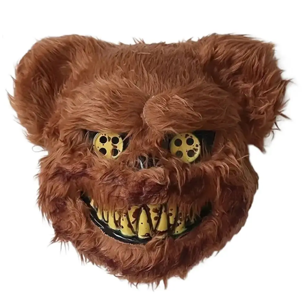 Masque D'Horreur De Lapin Sanglant, Accessoires En Peluche Efayants Pour Ixd'Halloween, Décoration De Maison Hantée
