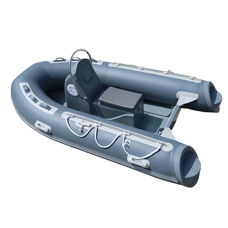 inflatable boat fishing rowing inflatable boats 2.7m rigid hull hypalon fiberglass rib boat