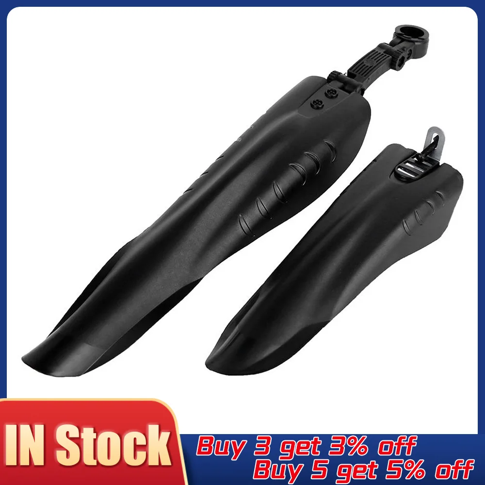 Bicycle Fender-2Pcs Bicycle Fenders Mountain Road Bike Mudguard Front Rear MTB Mud Guard Wings